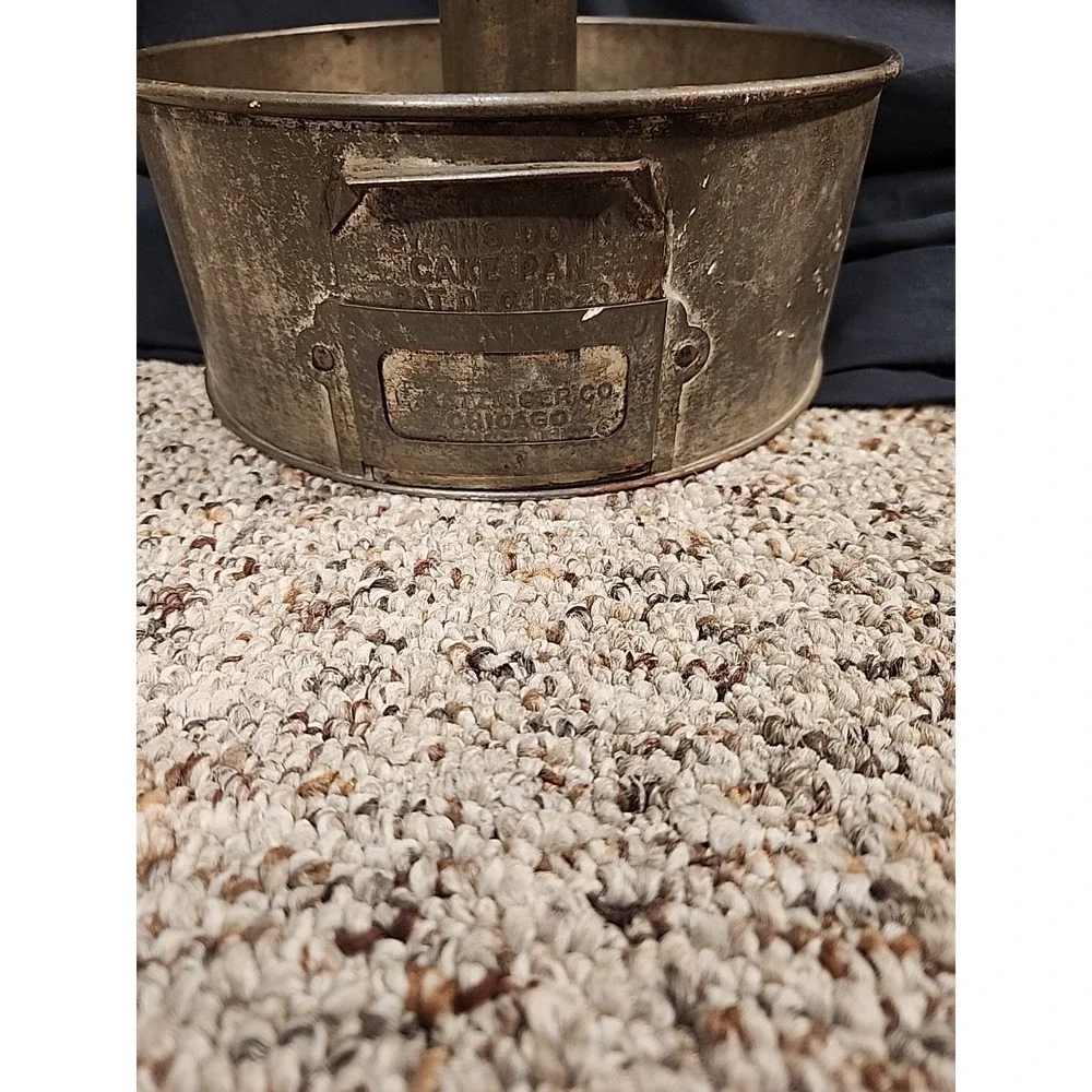 Original Swans Down Cake Flour Angel Food Cake Pan E.KATZINGER Co. CHICAGO